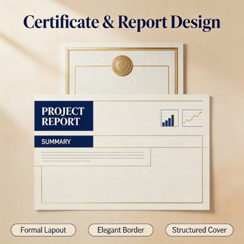 Certificate Report Design