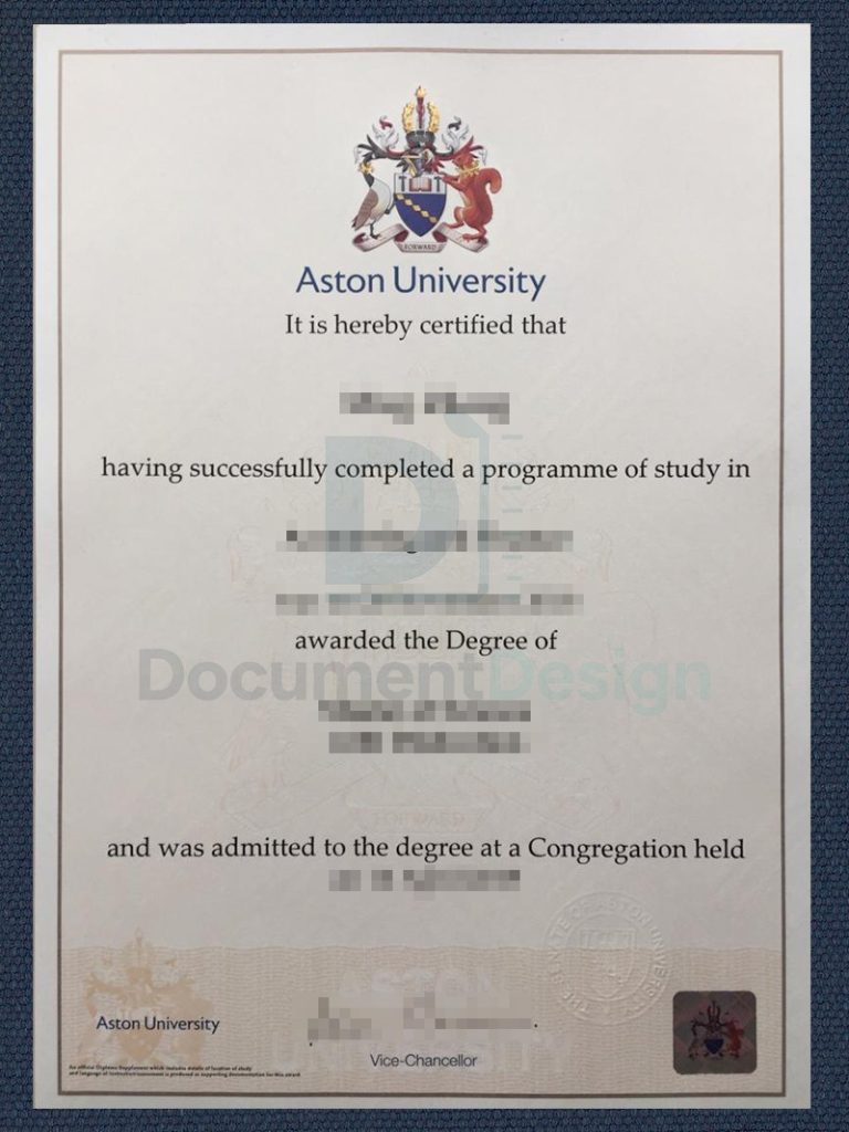 Aston University Document | Degree