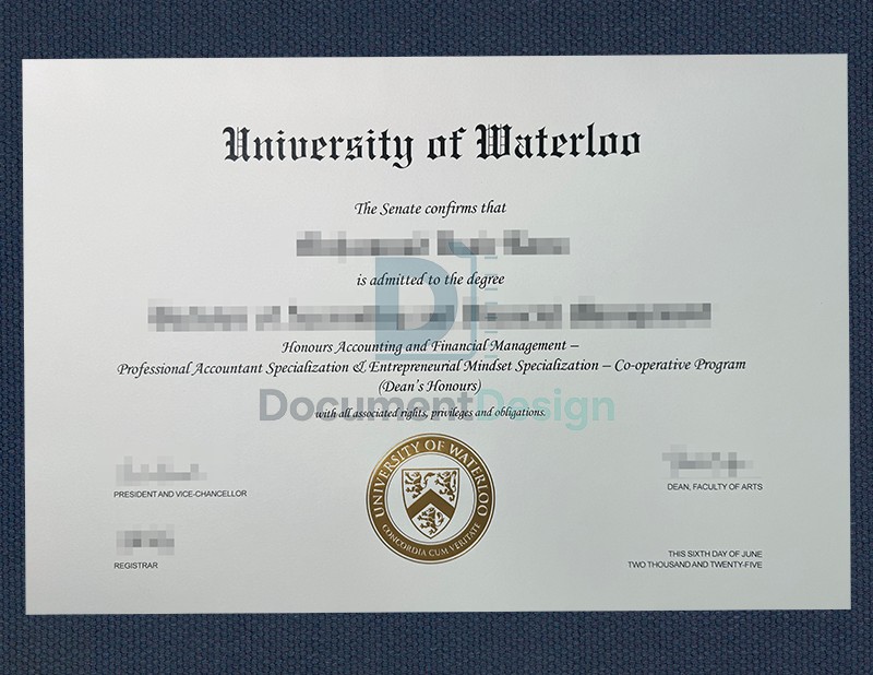 Print University Of Waterloo Document Degree