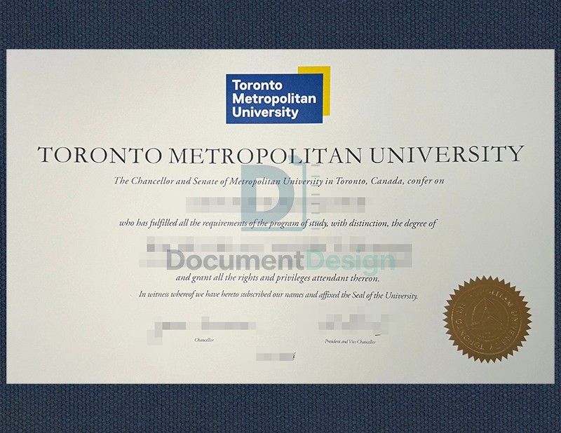 Study To Earn A Toronto Metropolitan University Document Degree