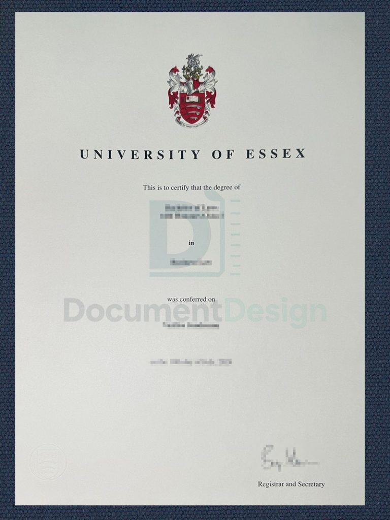 University Of Essex Document Degree